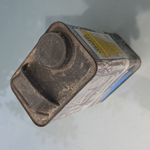 Vintage Vermont Maple Syrup Tin Can Bottle half gallon w recipes Decor - Picture 7 of 9